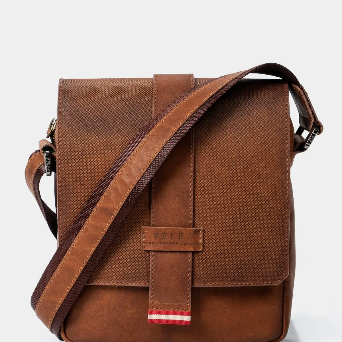 VELEZ - Vélez Morral De Cuero Vintage Miel