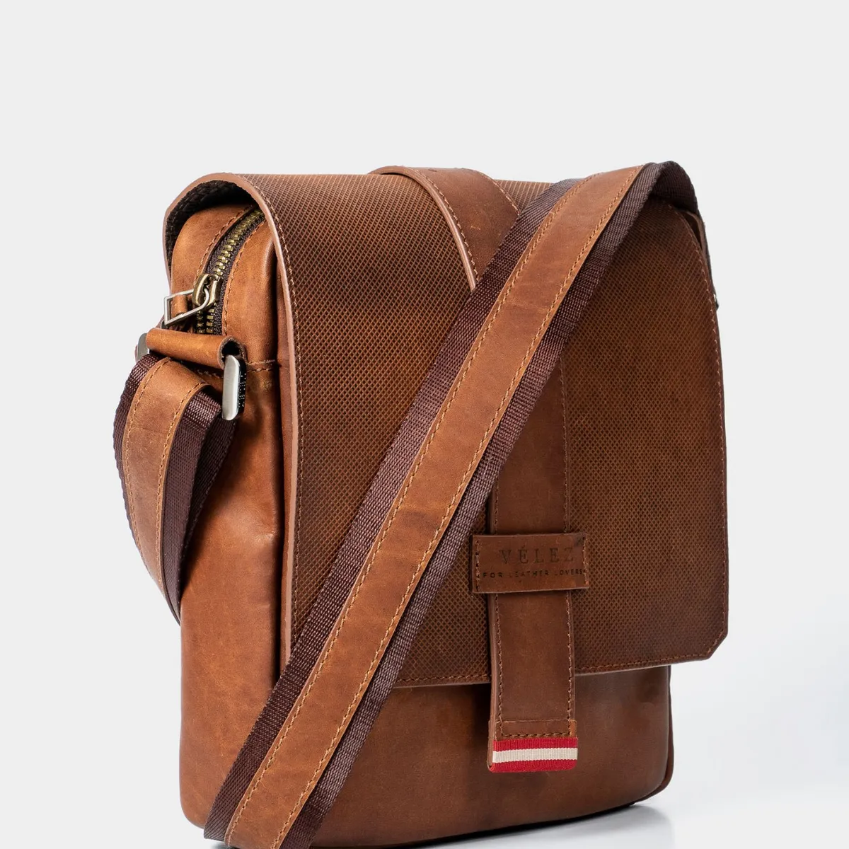 VELEZ - Vélez Morral De Cuero Vintage Miel