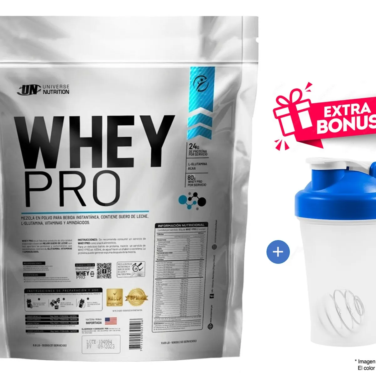 UNIVERSE NUTRITION - PROTEÍNA WHEY PRO 3KG VAINILLA UNIVERSE NUTRITION