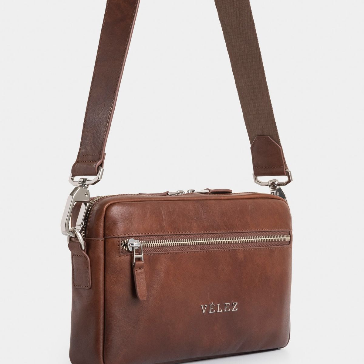 VELEZ - Vélez Morral Cassat 2 Cuero Hombre Efecto Escribiente Miel