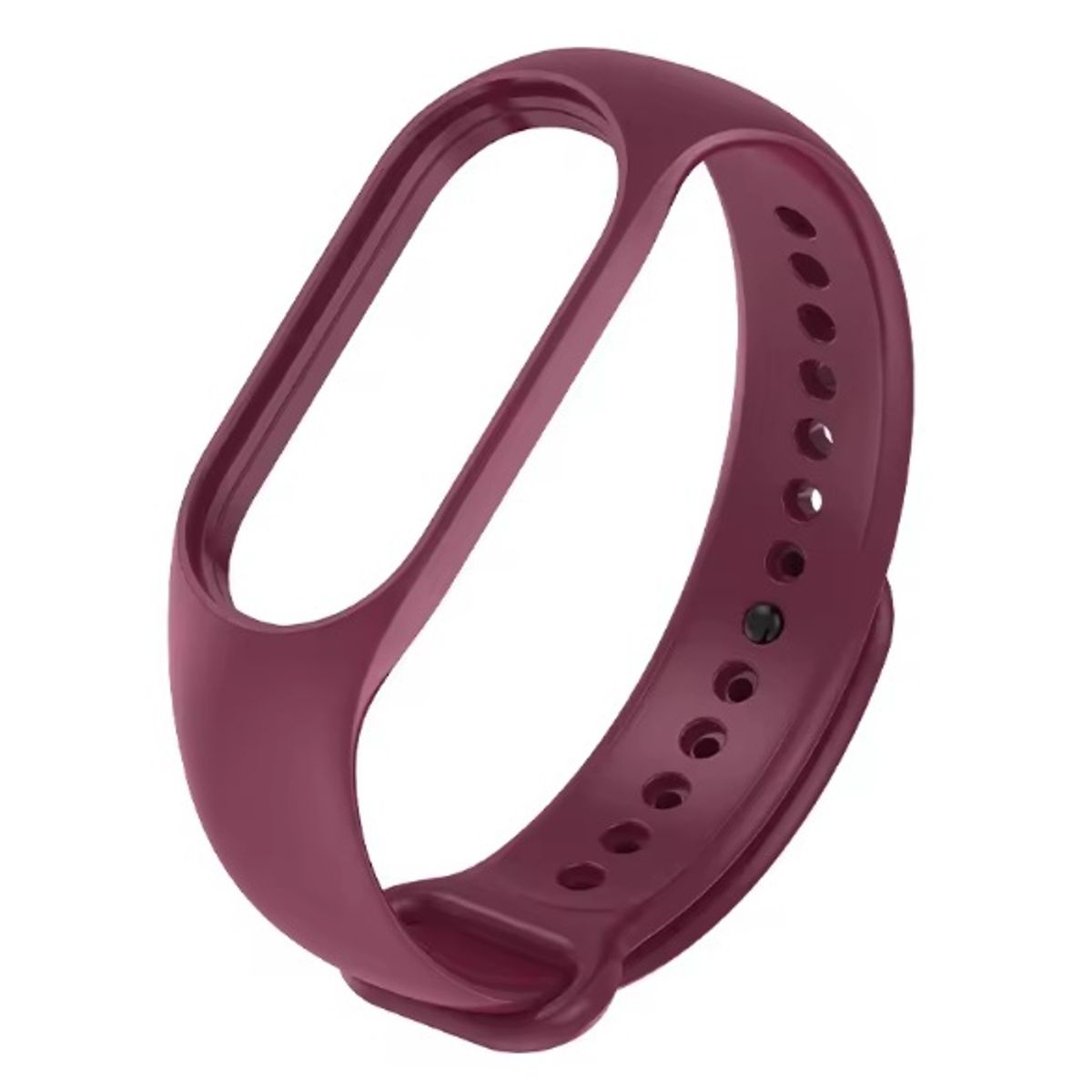 GENERICO - Correa de Silicona Para Xiaomi Mi Band 6 vinotinto