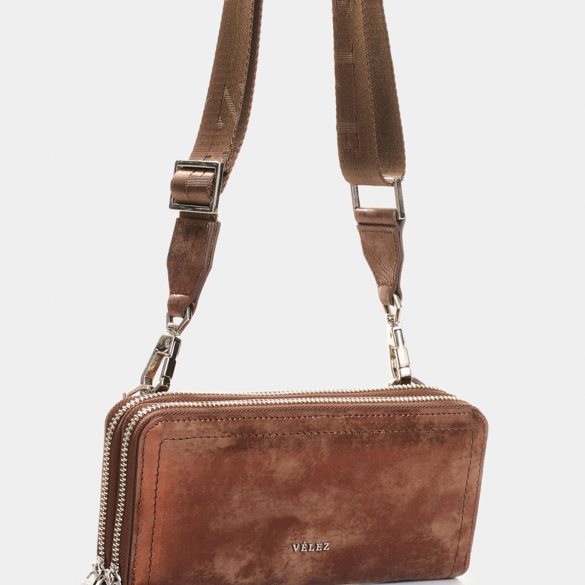 VELEZ - Vélez Porta Chequera Singapur Cuero Mujer Cremallera Bronce