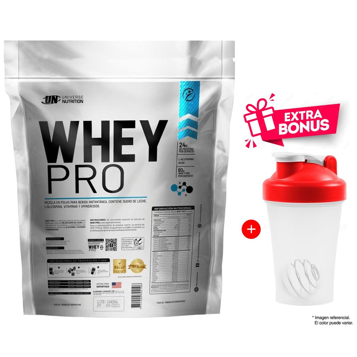 UNIVERSE NUTRITION - Proteína Universe Nutrition Whey Pro 3 Kg Vainilla