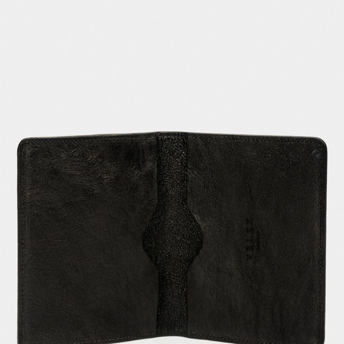 VELEZ - Vélez Porta Pasaporte Travel 2.0 Cuero Hombre Negro