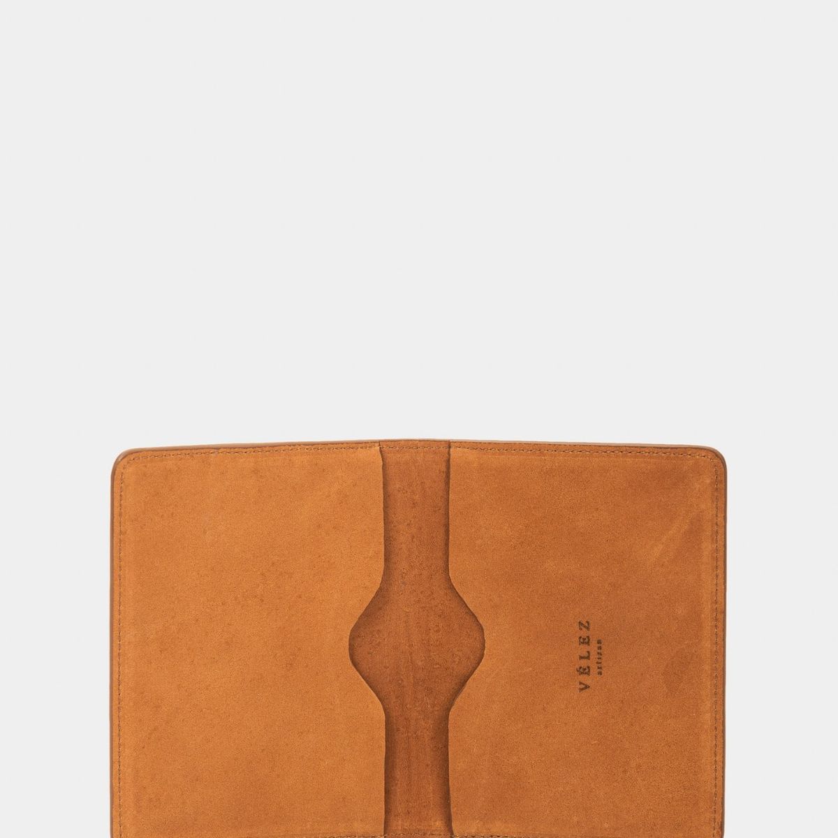 VELEZ - Vélez Porta Pasaporte Travel 2.0 Cuero Hombre Miel