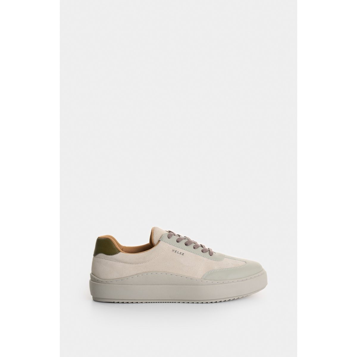 VELEZ - Vélez Tenis Clima De Cuero Hombre Efecto Escribiente Blanco