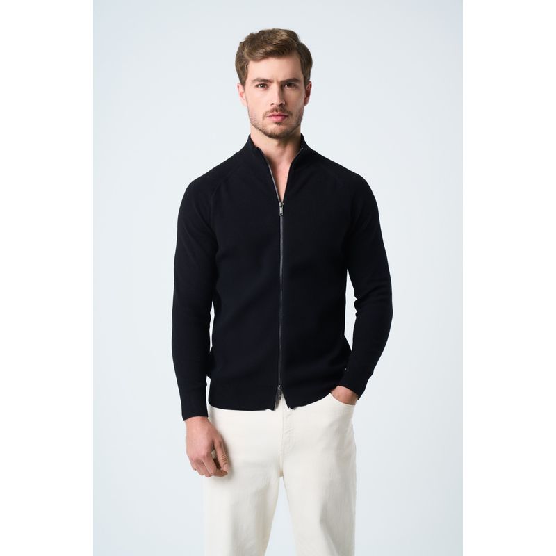VELEZ - Vélez Sweater Misuri Tejido Para Hombre Cuello Alto Negro