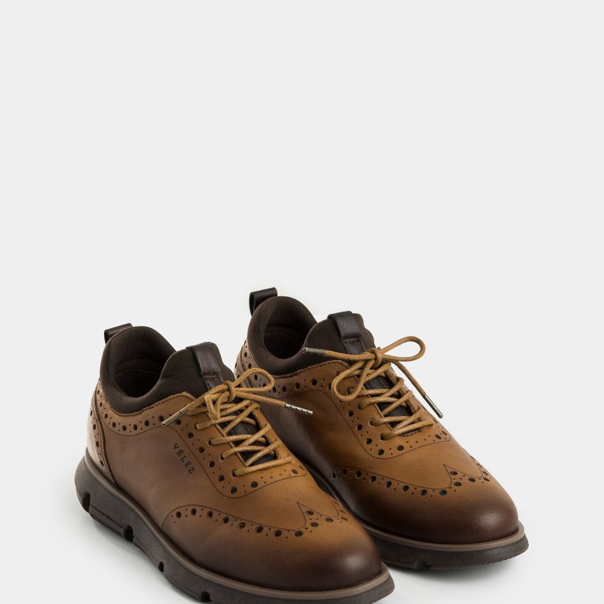 VELEZ - Vélez Zapatos Cordón Apolo 2 Cuero Hombre Miel