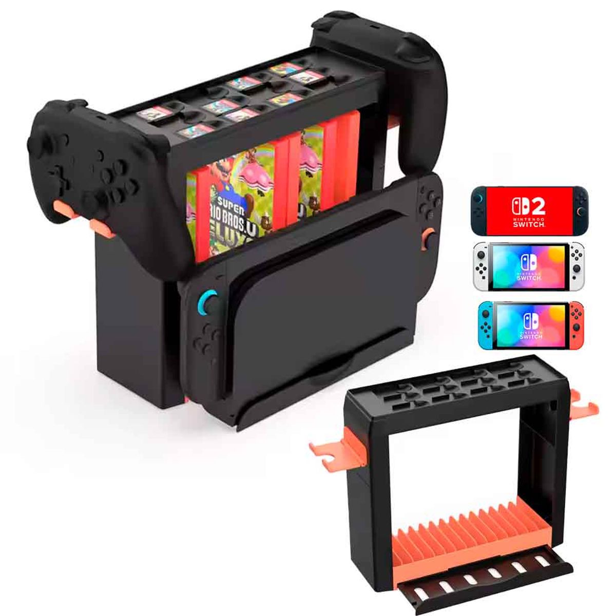 VARIOS - Stand Organizador para Nintendo Switch 2 Oled Clásico db