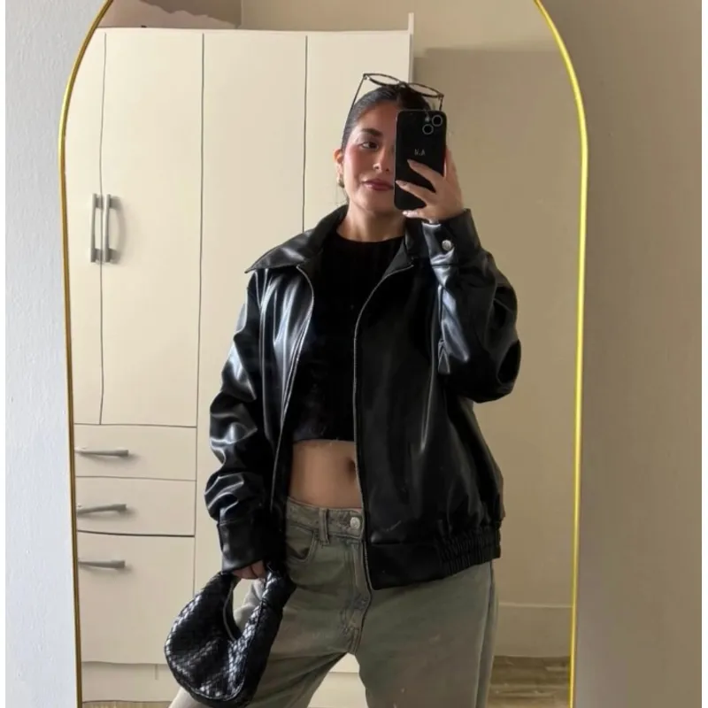 GENERICO - CASACA ESTILO OVERSIZE PARA MUJER