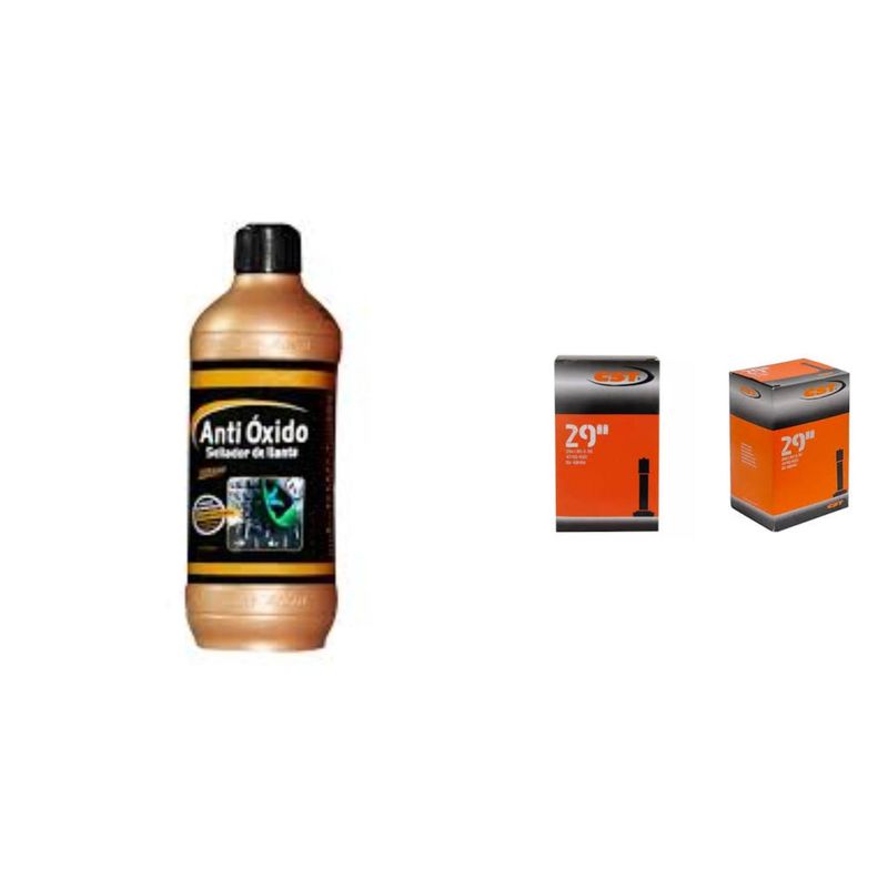 CST - 2 CÁMARAS CST ARO 29 + LÍQUIDO ANTIPINCHAZOS PARA BICI