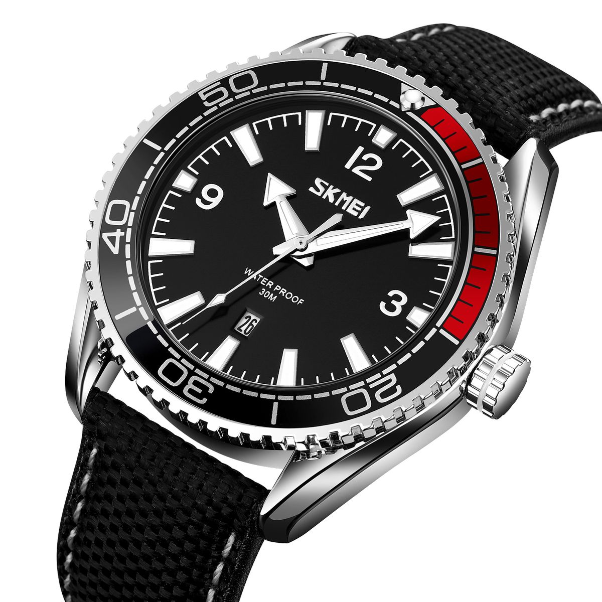 SKMEI - Reloj Skmei 9291 NEGRO CORREA CUERO ANALOGO