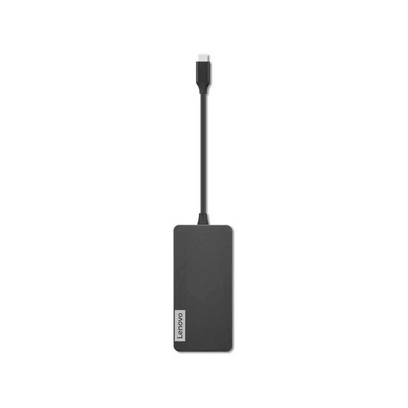 LENOVO - Concentrador Usb-C 7 En 1 Lenovo - Color Gris Hierro, Con Múltiples Puertos Para Máxima Co