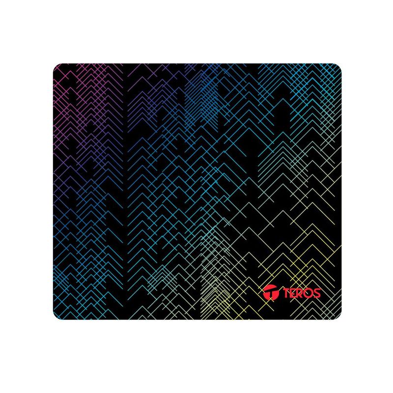 TEROS - Mouse Pad Gamer Teros Te-3011S Multicolor Con Superficie Antideslizante Y Diseño Moderno