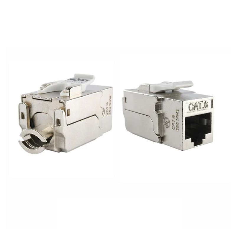 NEXT - Nexxt Solutions Keystone Jack Cat6 - Conexión Net Gigabit, Rendimiento Superior, Fácil Ins