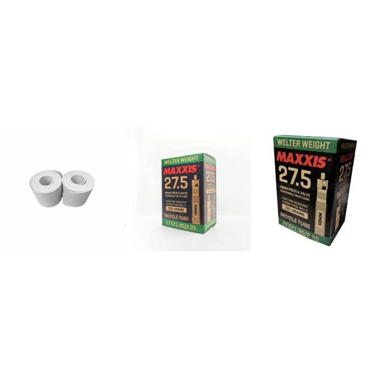 MAXXIS - 2 CÁMARAS MAXXIS 27.5 +BANDAS ANTIPINCHAZOS PARA BICICLETA