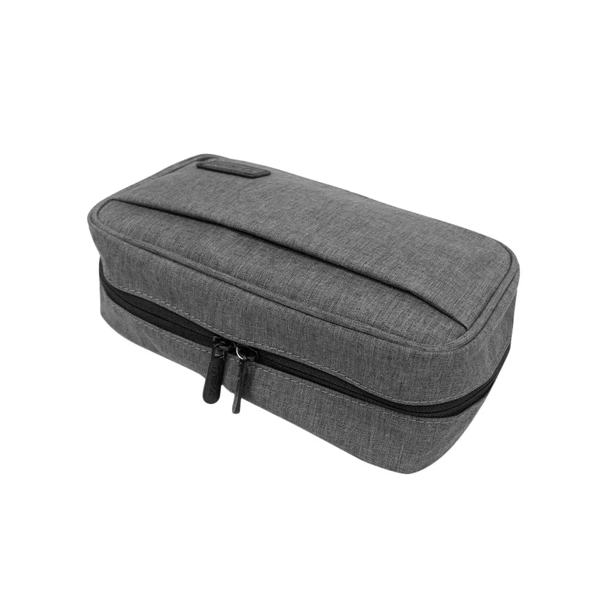 TEROS - Estuche Organizador De Cables Teros Te-Acs9014, Gris, Compacto Y Funcional Para Hogar Y Of