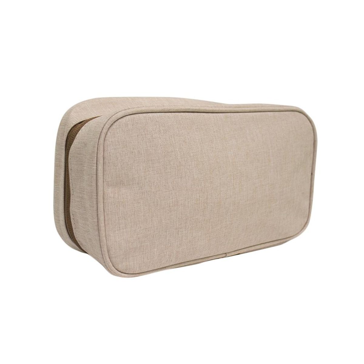 TEROS - Estuche Organizador Teros Te-Acs9015 En Beige Para Cables Y Accesorios De Tecnología