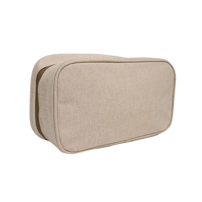 TEROS - Estuche Organizador Teros Te-Acs9015 En Beige Para Cables Y Accesorios De Tecnología