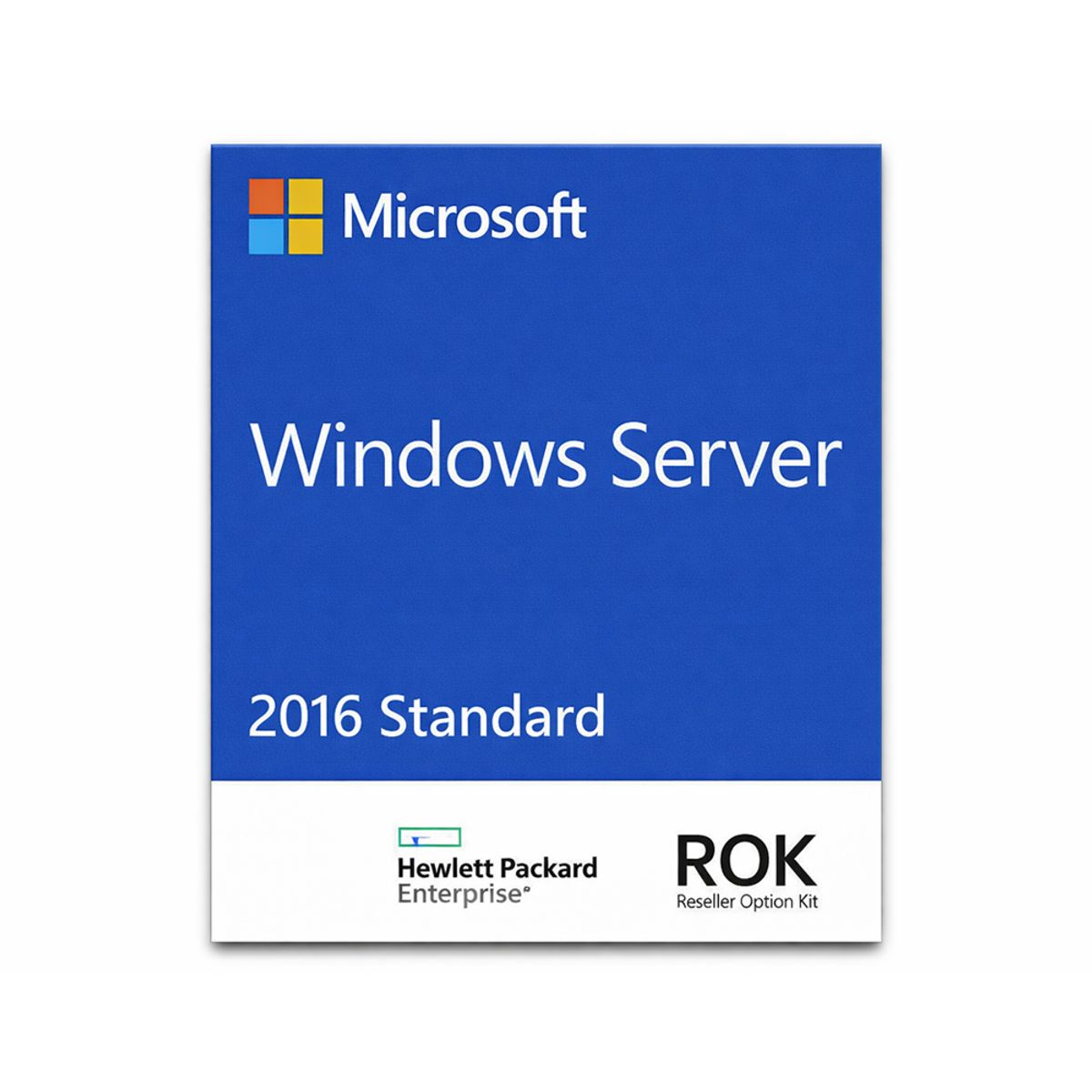 HP - Hpe Microsoft Windows Server 2016 Standard Oem - Soporte 16 Núcleos Para Servidores Hp