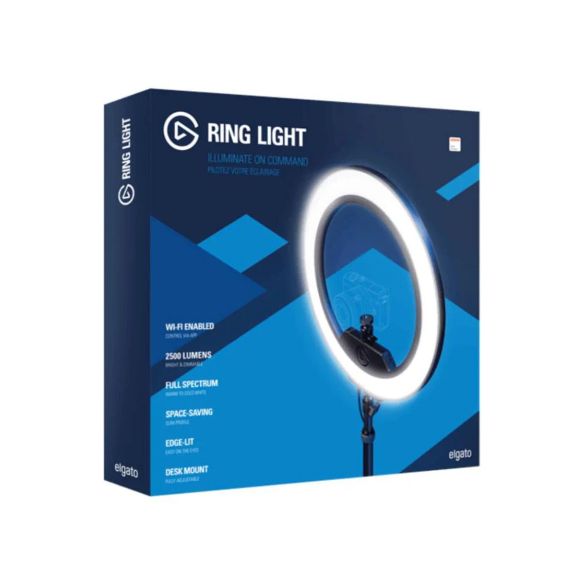 ELGATO - Panel De Iluminación Elgato Ring Light Iluminación Ajustable