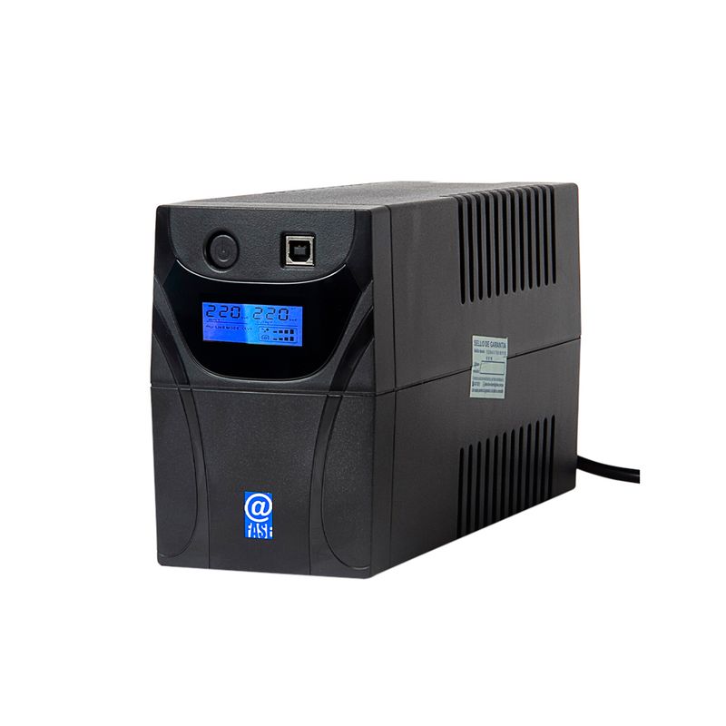 ELISE - Ups Interactivo Elise Aur-850-Lcd-Usb 850Va 480W Torre Con Pantalla Lcd Y 4 Horas De Carga