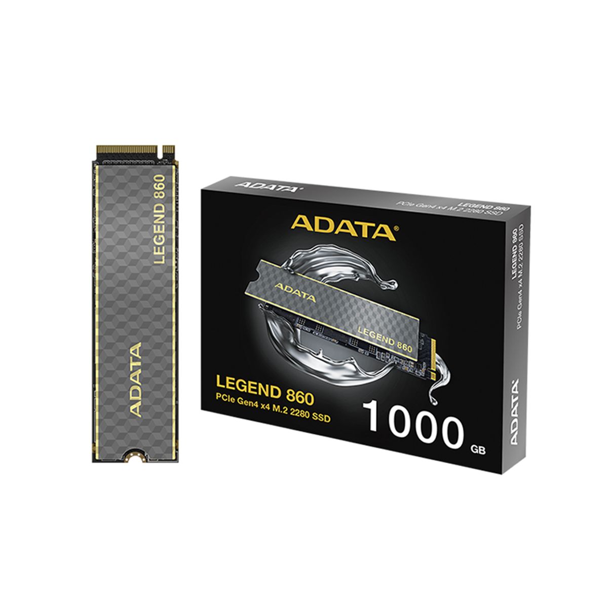 ADATA - Adata Legend 860 Ssd 1Tb M.2 2280 Nvme 4.0 - Almacenamiento Ultrarrápido Para Pc Y Consola