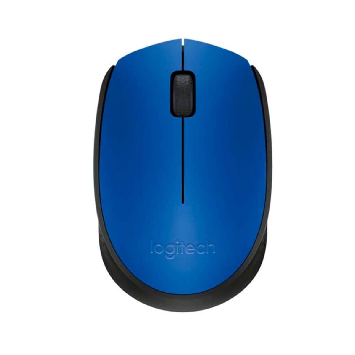 LOGITECH - Mouse Inalámbrico Logitech M170 Azul - Conectividad Fiable Y Diseño Ergonómico Para Comodi