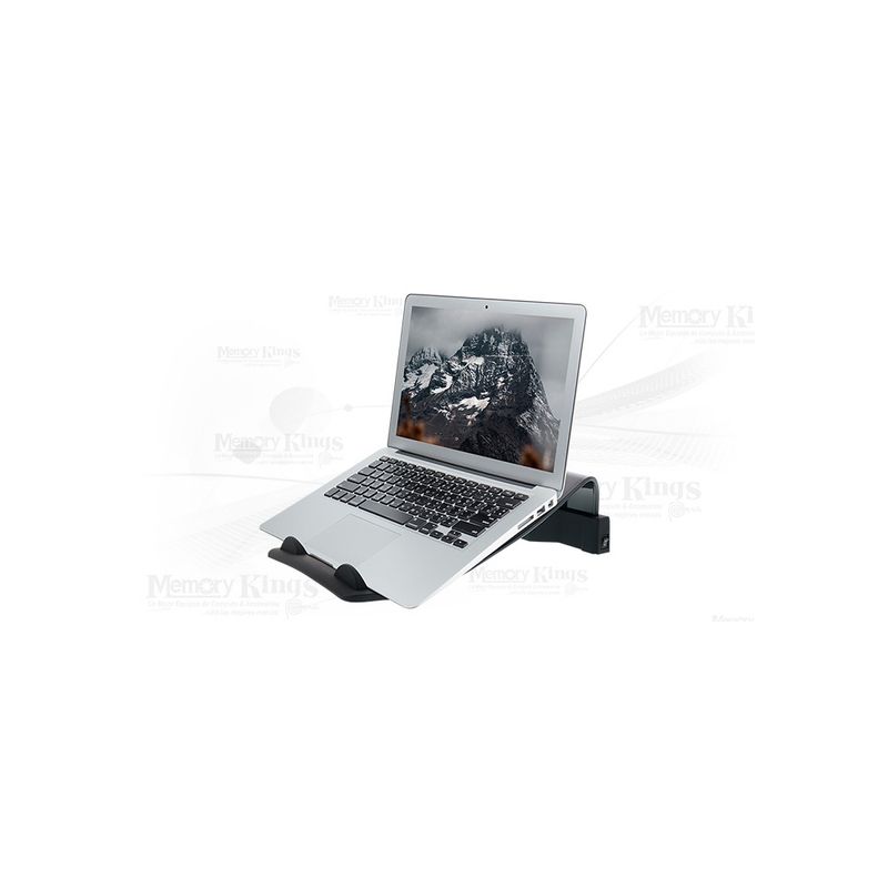KLIP XTREME - Soporte Para Laptop Klip Xtreme Kns-110B Con Refrigeración Y Hub Usb De 4 Puertos, Ideal P