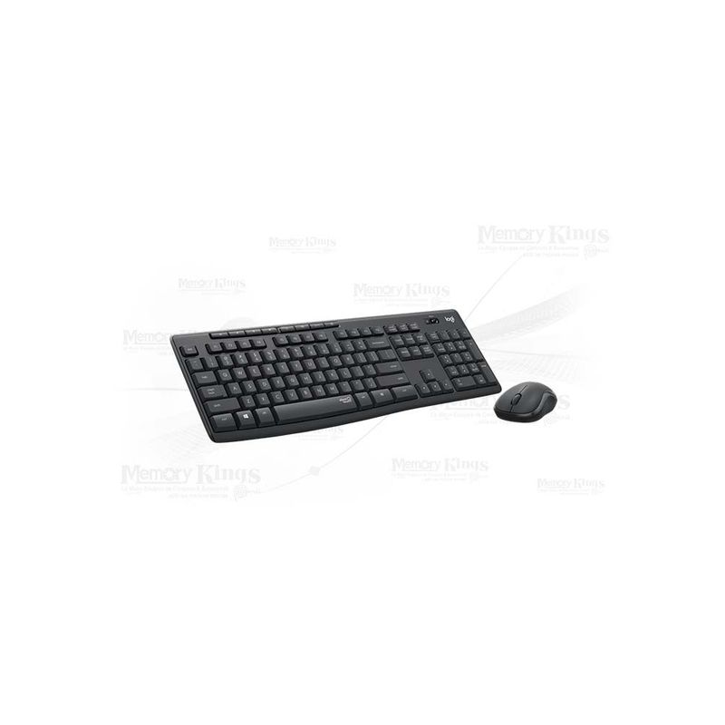 LOGITECH - Teclado Y Mouse Logitech Mk295 Silent: Inalámbricos, Compactos Y Silenciosos En Color Negr
