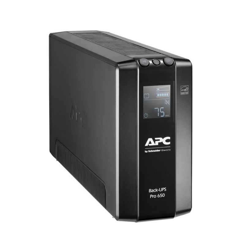 APC - Apc Back-Ups Pro Br650Mi - Ups Interactivo 650Va/390W Con 6 Salidas, Avr Y Carga Rápida 12
