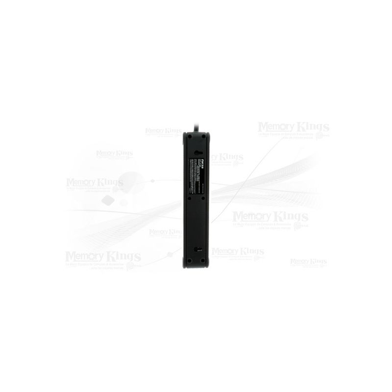 FORZA - Regleta Forza Ps-1006B De 6 Tomas, Cable De 3 Metros, Conexión Universal, Ideal Para Hogar