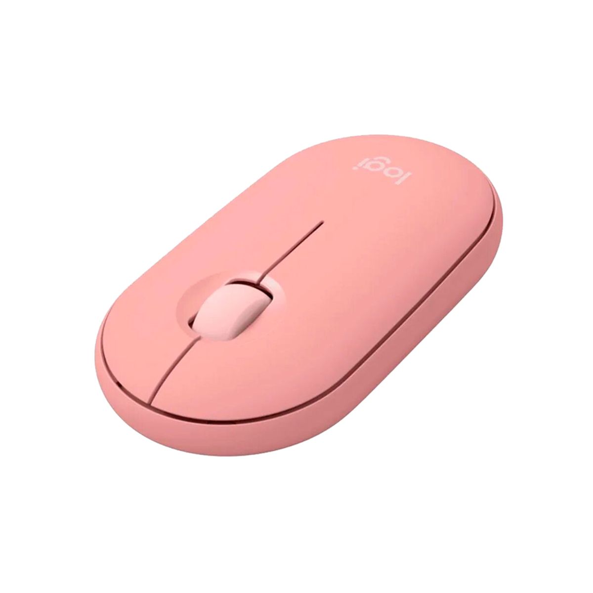 LOGITECH - Logitech Pebble M350S: Ratón Óptico Inalámbrico Bluetooth Rosa Con 3 Botones Para Producti