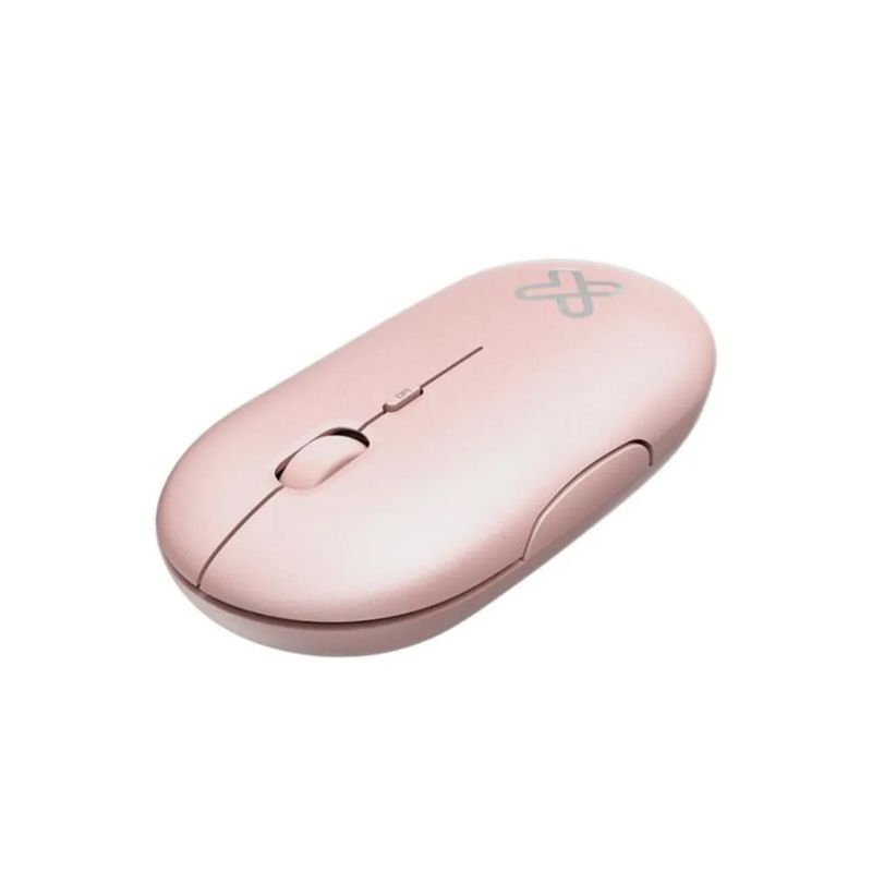 KLIP XTREME - Mouse Inalámbrico Klip Xtreme Rosa Ultradelgado 2.4 Ghz - Diseño Elegante Y Compacto Para
