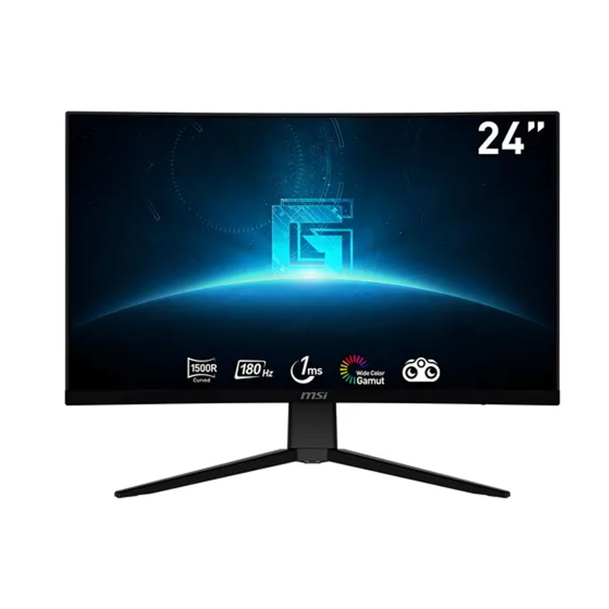 MSI - Monitor Curvo Gaming Msi G2422C De 24" Fhd Va 180Hz Con 2 Hdmi Y Displayport - Immersión T