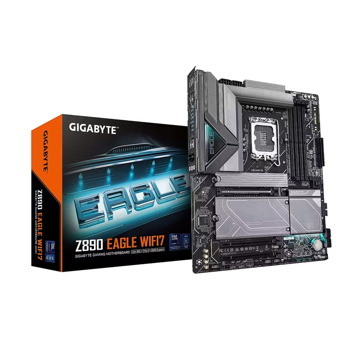 GIGABYTE - Motherboard Gigabyte Z890 Eagle Wifi 7, Chipset Intel Z890, Atx, Dl, Lga 1851 - Rendimient