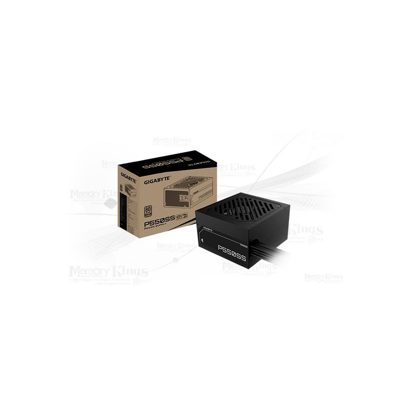 GIGABYTE - Fuente De Alimentación Gigabyte P550Ss 550W 80 Plus Silver Atx - Eficiencia Y Potencia Con