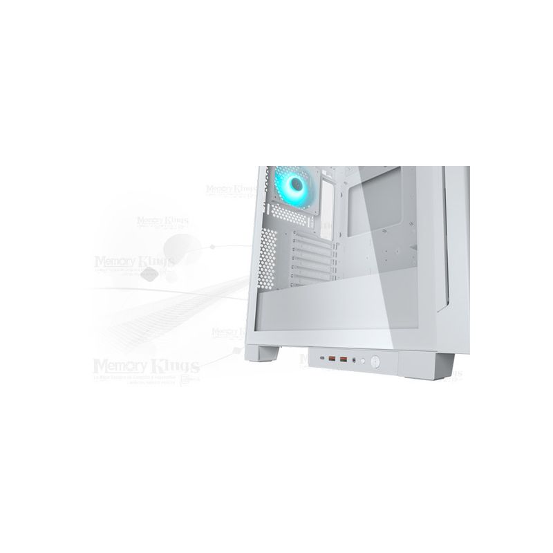 COUGAR - Caja Mid Tower Cougar Airface Eco Rgb Blanca Con Iluminación Led Y Diseño Ventilado Ideal