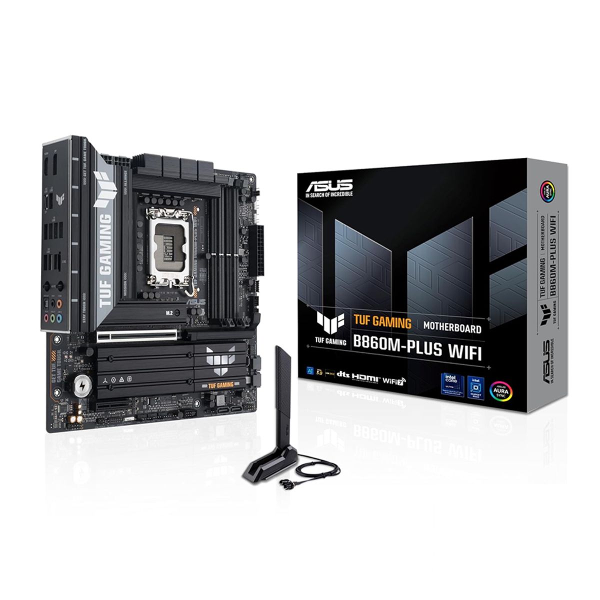 ASUS - Placa Base Asus Tuf Gaming B860M-Plus Wifi D5 Matx Rendimiento Superior Y Conectividad A