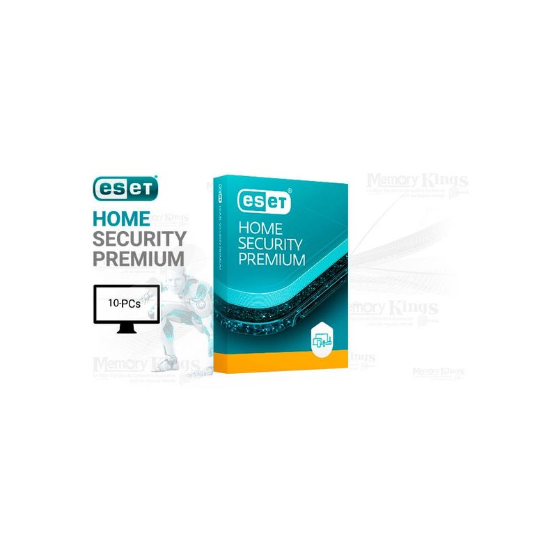 ESET - Eset Home Security Premium - Antivirus Para 10 Pcs, Protección Completa Y Fácil Gestión En