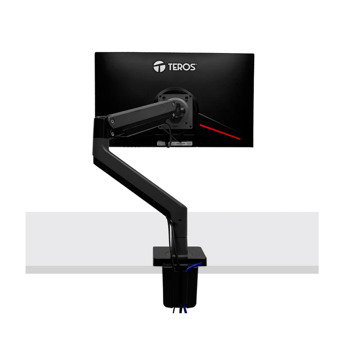 TEROS - Soporte De Monitor Teros Te-7113 Para Pantallas De 22" A 35" - Ajustable, Ergonomía Y Esti