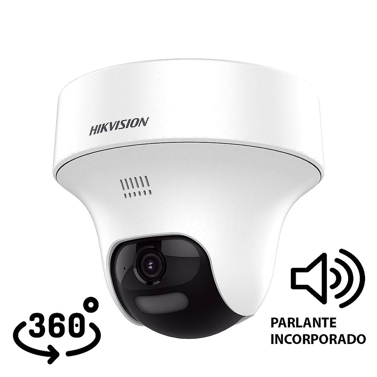 HIKVISION - Cámara De Vigilancia Hikvision 2Mp Con Audio Bidireccional Y Diseño Fijo Para Seguridad Ef