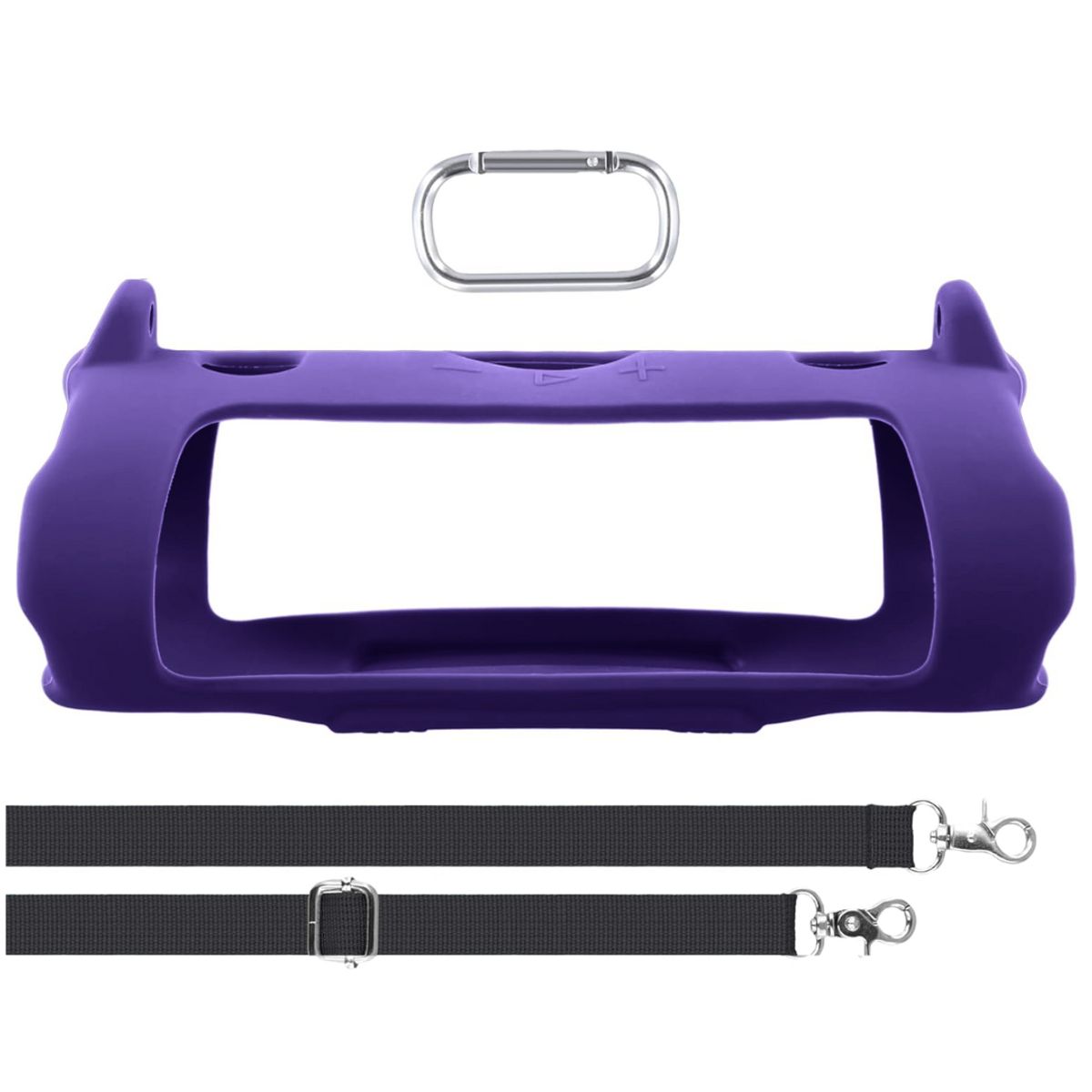 GENERICO - FUNDA PROTECTORA DE SILICONA  PARA JBL CHARGE 6 COLOR MORADO