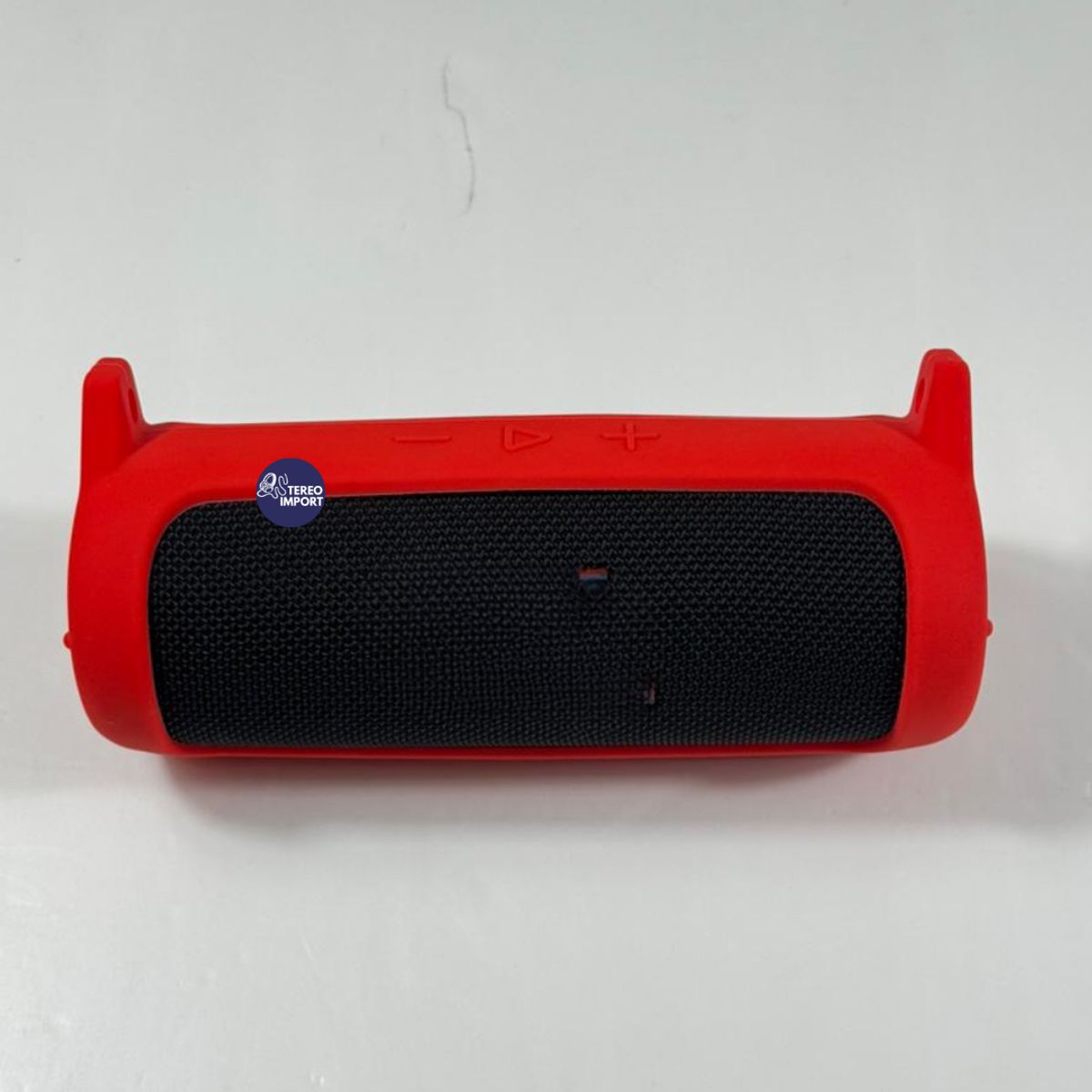 GENERICO - FUNDA CASE PROTECTOR SILICONA PARA JBL FLIP 7 COLOR ROJO