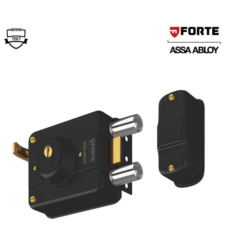 FORTE - Cerradura clásica F240 Forte negra