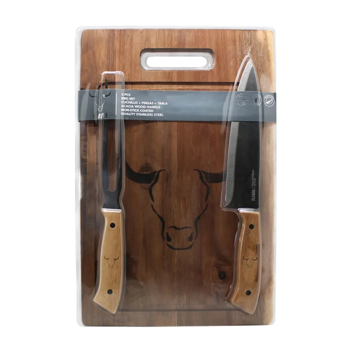 WAYU - SET DE TABLA CON CUCHILLO Y TENEDOR PRM WAYU