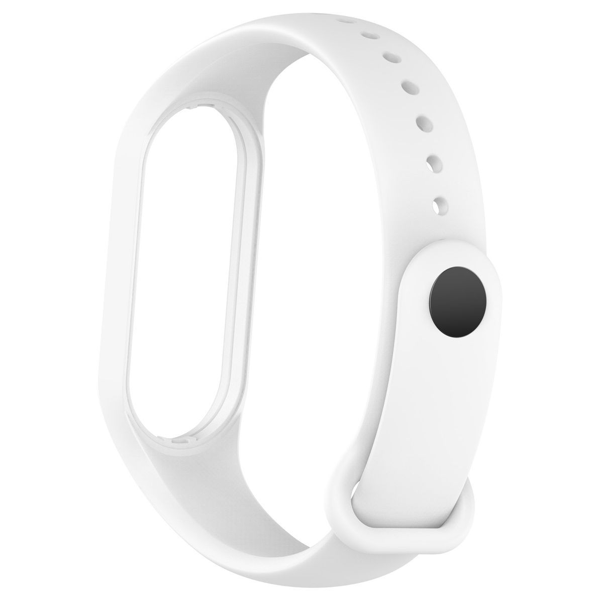 GENERICO - Correa de Silicona Para Xiaomi Mi Band 6 Blanco