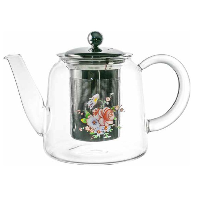 GENERICO - TETERA INFUSORA DE VIDRIO 800ML