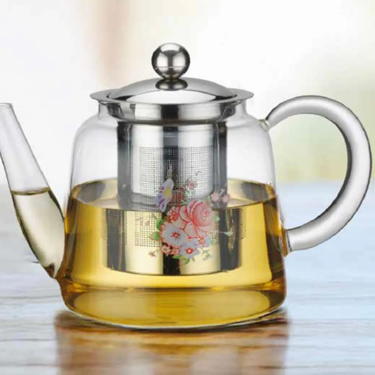 GENERICO - TETERA INFUSORA DE VIDRIO 800ML