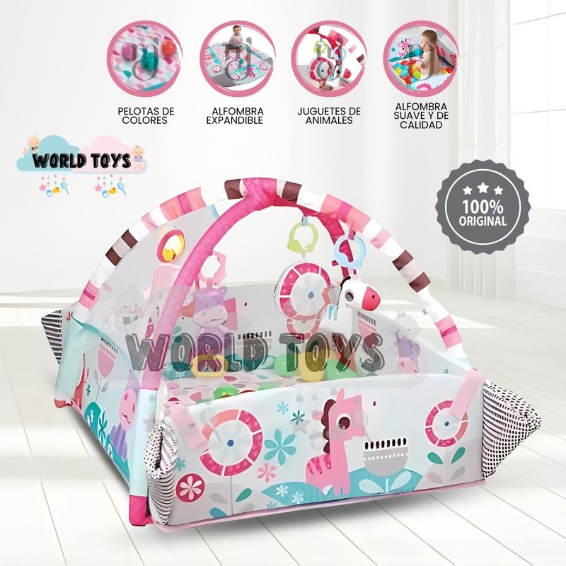 BABY - Gimnasio Musical para Bebé «CARRIE» Pink